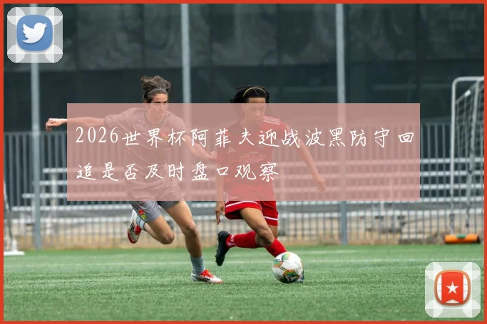 2026世界杯阿菲夫迎战波黑防守回追是否及时盘口观察